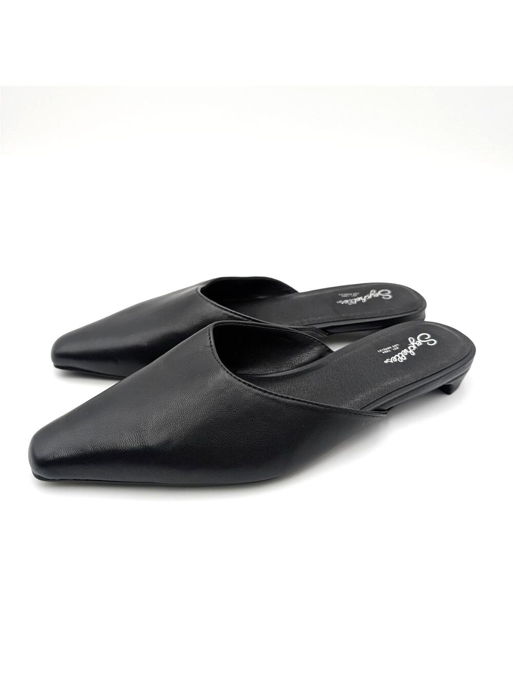 Seychelles Mocktail Mule Pointed Toe Slip-On Women's Black Size US7.5 EU38
